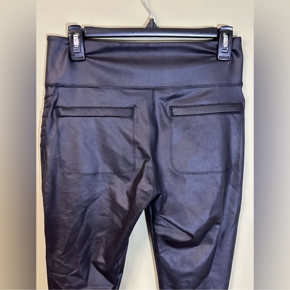 Athleta Delancey Gleam Moto Tight Leggings Black Size Medium Activewear - Picture 12 of 12